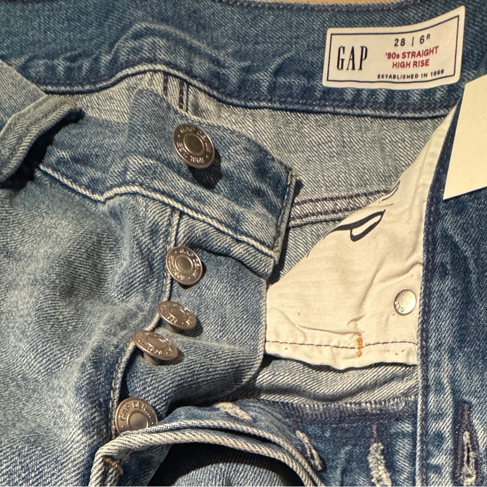 GAP High Rise Rigid '90s Straight Jeans - Picture 8 of 10